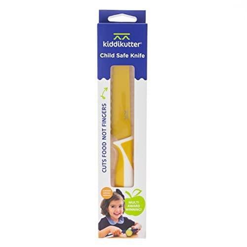 KiddiKutter Child Safe Knife Limited Edition Mustard, Kid Safe Training Knfie