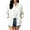 White, variant on BXJX Womens Denim Vests, Fashion Button Front V Neck Sleeveless Jeans Waistcoat with Pockets Blue Size S-2XL