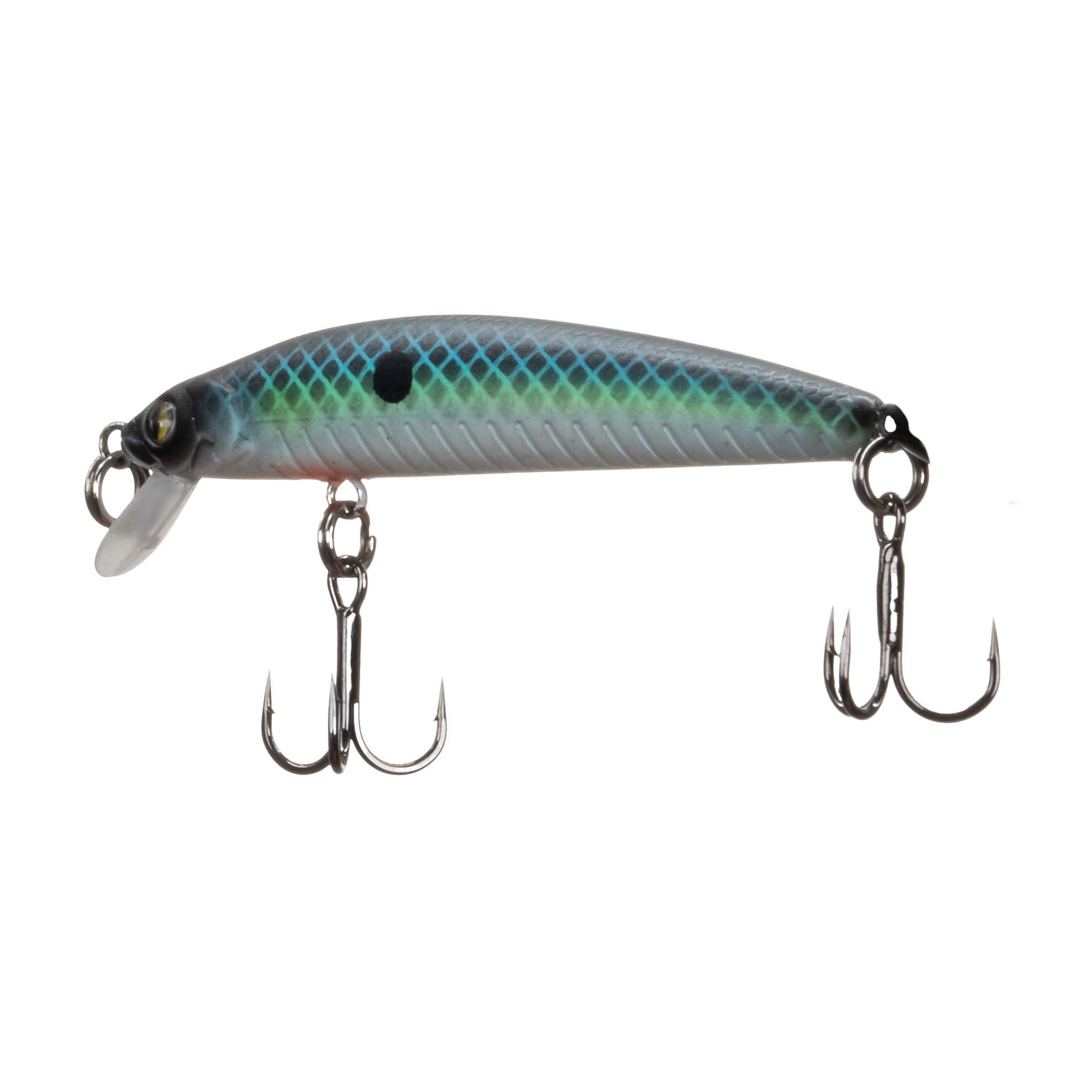 (3 pack) Ozark Trail 2.5 in Jerkbait Fishing Lure, Sexy Shad, 3 ft Diving Depth