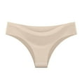 thumbnail image 2 of HVOBTTY Breathable Panties for Women, Womens Underwear, Women's Seamless Ice Silk Panties Mid-waist Breathable Briefs Khaki, M, 2 of 3
