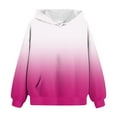 thumbnail image 4 of Gibobby Hoodies for Kids Long Sleeve Solid Color Cute Basic Hoodie Sweatshirt Pullover Cute Girls Hoodies Kids(Hot Pink,9-10 Years), 4 of 5