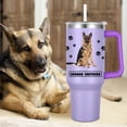 thumbnail image 3 of German Shepherd Gift for Dog Owner,40oz German Shepherd Tumbler with Handle Insulated Reusable Stainless Steel Travel Water Bottle (Color 1), 3 of 6