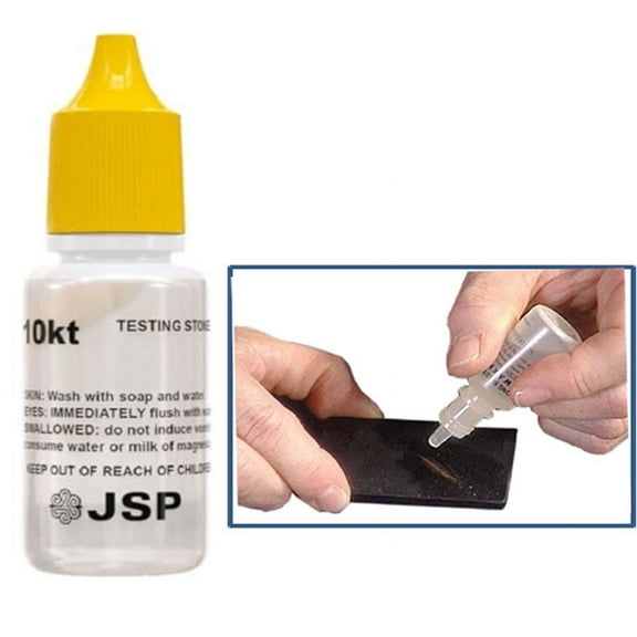 Fresh 10k Gold Acid Testing Solution 12 Grams Jewelry Test Metal Scrap