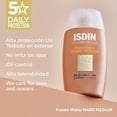 thumbnail image 3 of ISDIN Fotoprotector Fusion Water COLOR SPF 50, Protector Solar Facial de fase acuosa con color para uso diario, Cobertura natural, 50ml, 3 of 7