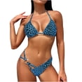thumbnail image 1 of Traje de Baño de Dos Piezas para Mujeres Bikini de Color Sólido con Eslinga, Traje de Baño Sexy para la Playa Y la Piscina, 1 of 3