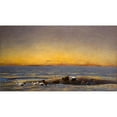 thumbnail image 3 of Bruno Liljefors 14x10 Black Modern Framed Museum Art Print Titled - Morning Mood by the Sea (1896), 3 of 5