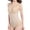 Nude, variant on Women's Shapewear Bodysuit Tummy Control V Neck Seamless Backless Mesh Short Sheer Spandex Black X-Large