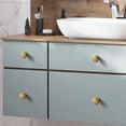 thumbnail image 3 of Goo-Ki 1.23 Inches Diameter Brushed Gold Kitchen Cabinet Knobs, Modern Drawer Handles Closet Classic Kitchen Hardware for Bedroom, 6 Pack, 3 of 8