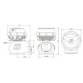 thumbnail image 2 of Turbo Smart Turbocompresseur Wastgate TS-0553-1012 Gen-V Hyper-Gate45; Noir; 45 mm; 14 PSI; avec Brides d'Entrée et de Sortie/serpents en V/siège de Valve/raccords d'Aspirateur, 2 of 2