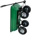 thumbnail image 6 of Costway 650LB Garden Dump Cart Dumper Wagon Carrier Wheel Barrow Air Tires Heavy Duty, 6 of 10
