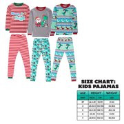 Joyin Boys Christmas Pajamas, 3 Sets Assorted, Child Size 7Y