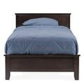 thumbnail image 3 of Baxton Studio Schiuma Wood Twin Panel Bed in Cappuccino, 3 of 5