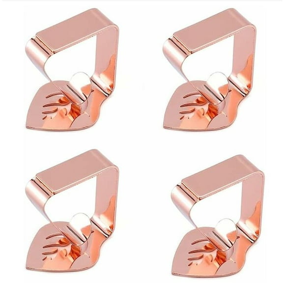 Stainless Steel Tablecloth Clips, 4 Adjustable Table Cloth Clip Clips Outdoor Tablecloth Clip
