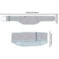 thumbnail image 2 of Chanana USB Powered Heating Waist Belt, Heating Pad with Adjustable Length, Electric Heated Waist Belt for Period Cramps Body Joints Relax, 5 Level Temperature Control, White, 2 of 7