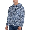 thumbnail image 2 of Hoodies for Men - Paisley Pattern No.90130 Long Sleeve Comfrt Men'S Fashion Hoodies & Sweatshirts, Sweatshirts for Men Hoodies Pullover Clothing Clothes with Pouch, 2 of 7