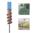 thumbnail image 5 of Copper Rain Gauge, High Accuracy Garden Floating Rain Measure Gauge Yard Garden, 5 of 5