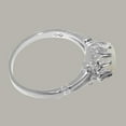 thumbnail image 4 of LBG British Made 10k White Gold Natural Opal Womens Engagement Ring - 33 size options - Size 10, 4 of 6
