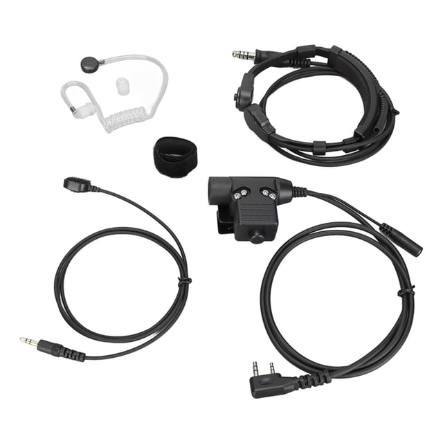 Auriculares U94 PTT Bling Bling con Micrófono de Dedo PTT para Kenwood TK3107