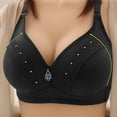thumbnail image 3 of Everyday Bras for Women Sports Bra Small Womens Sports Bras plus Size Woman's Bras Bra Strapless for Women Bras for Women Sports Bras for Women Workout Bras Bulk Compression Sports Bras for Black 36, 3 of 3