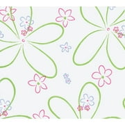 Burton & Burton Blooms Green Pink Blue Cellophane