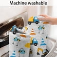 thumbnail image 3 of Cartoon Construction Vehicles Road Signs Bathroom Rugs Mat,Non Slip Microfiber Bathroom Rug,Rubber Backing,Soft Bathroom Mats for Bathroom Floor,Tub and Shower,17x30in(43x75cm), 3 of 3