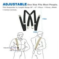 thumbnail image 4 of Amerteer Men's & Women's Heavy Duty Wide Suspenders, 4 of 5