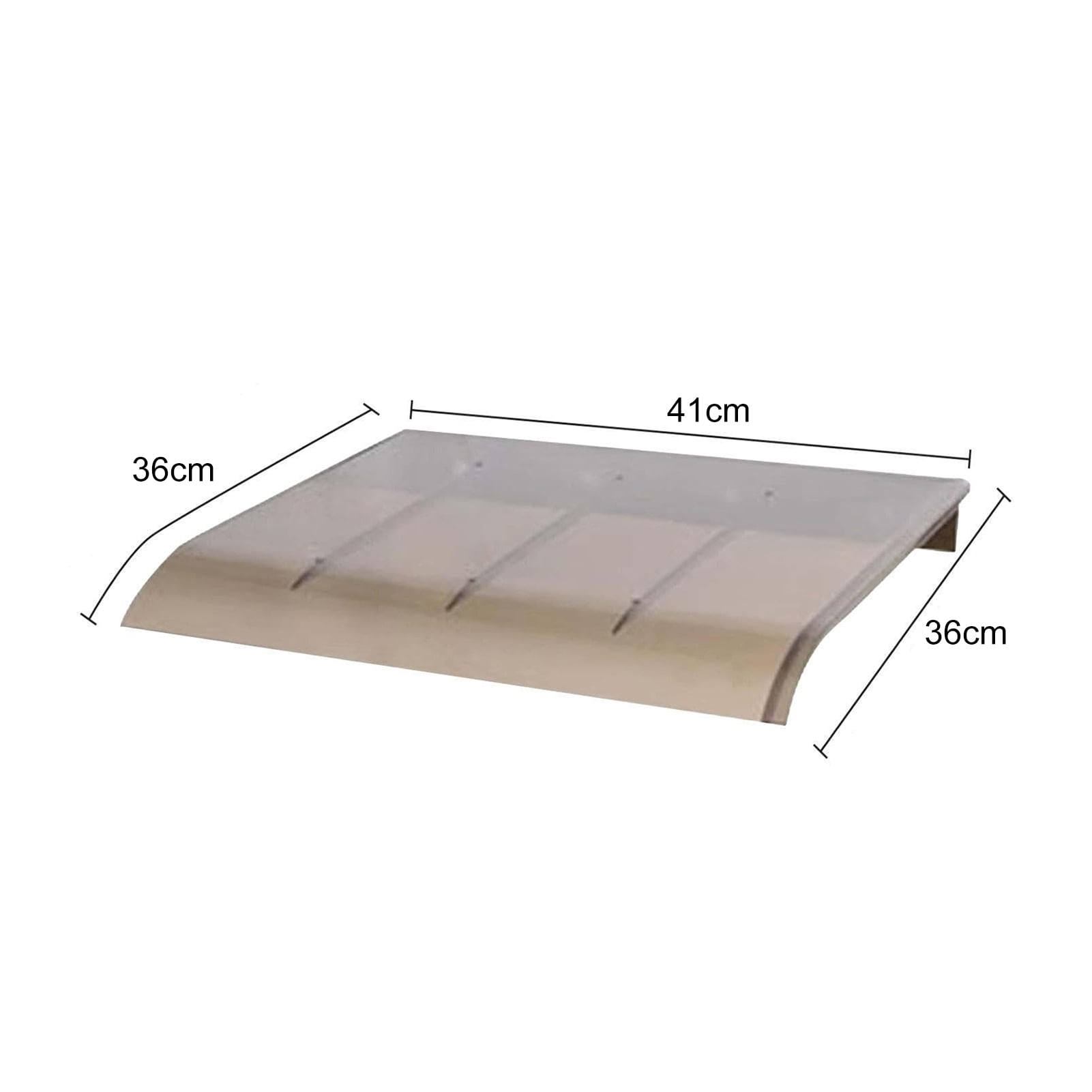 BAETEUY Invisible Canopy Roof Window Door Canopy Transparent Entryway Awning Cover for Outdoor Balcony Protection