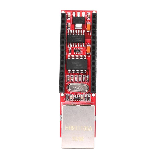 Mini ENC28J60 Servidor Web/Cliente Módulo de Escudo Ethernet Placa Ethernet Apto para Arduino Nano