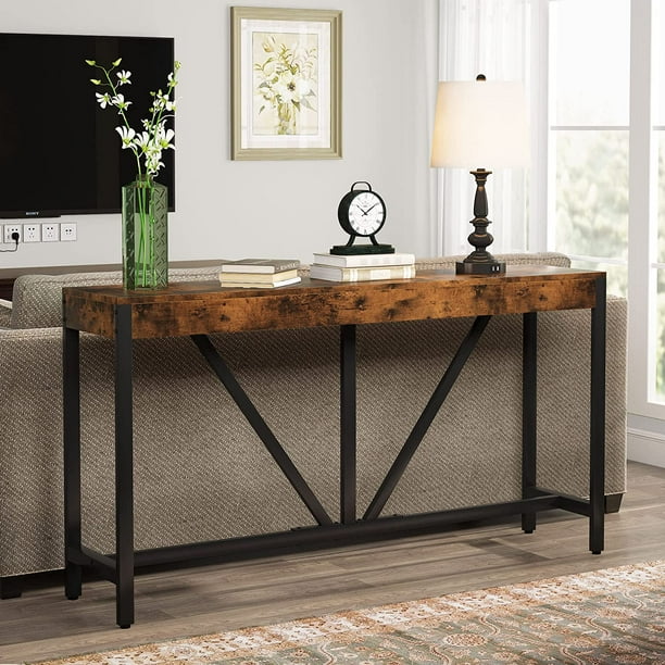 Tribesigns Extra Long Sofa Table Behind Couch, 70.9 inch Narrow Long Console Table Entryway