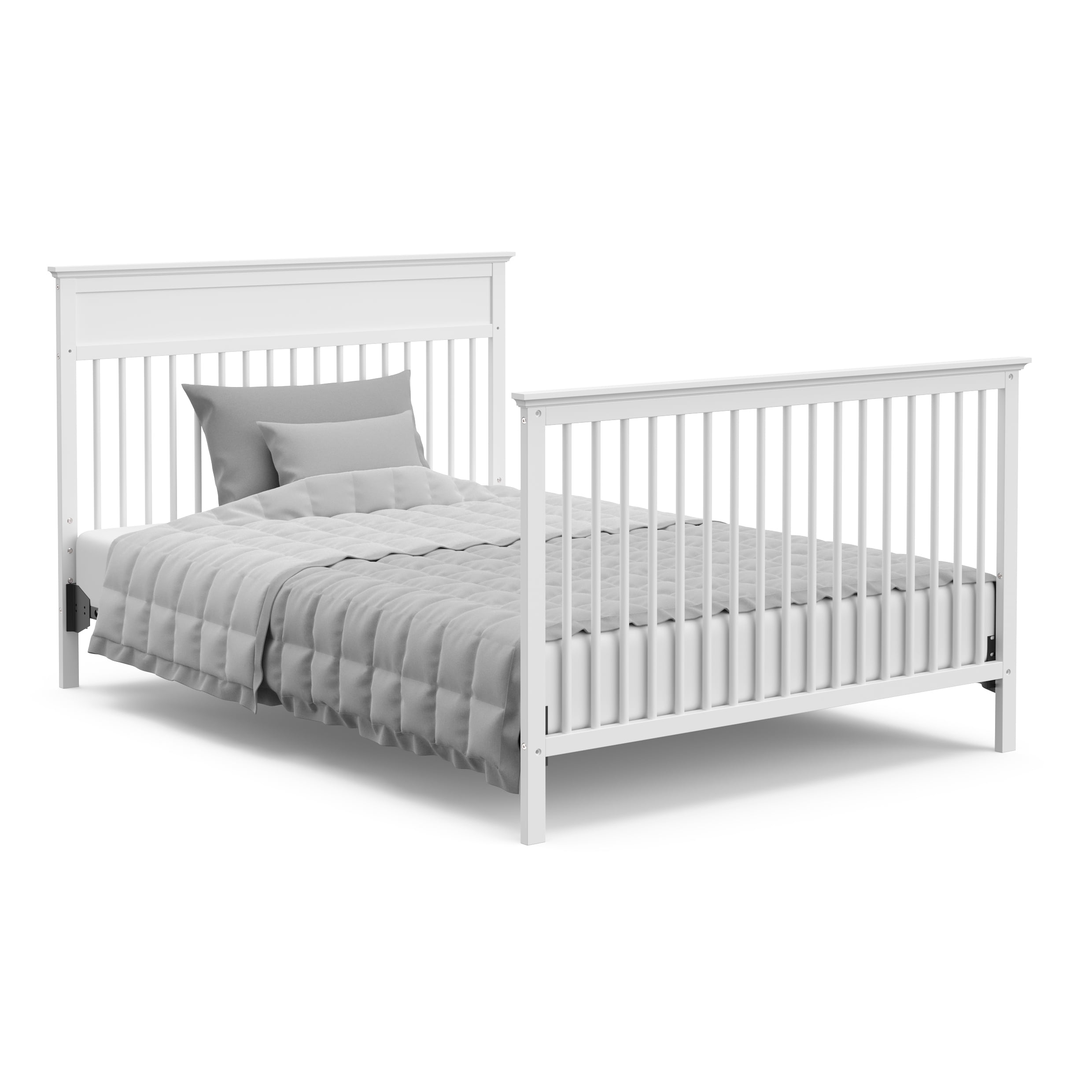 Storkcraft Horizon 5-in-1 Convertible Baby Crib, White