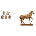 thumbnail image 1 of Figura de escritorio,Figura de dibujos animados del dios de la fortuna,regalo de Feng Shui,Bonita estatua del Dios de la Riqueza para decorar el hogar,Estatuas de caballos,Estatuas de caballos, 1 of 8