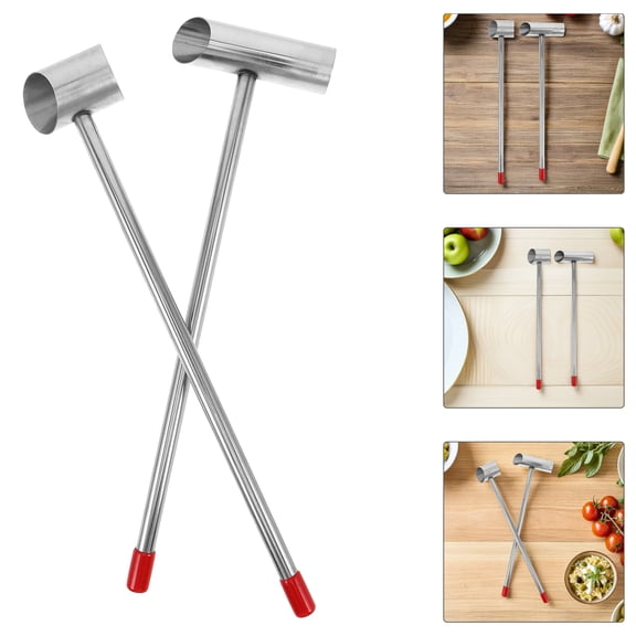 ETHZZLE 2pcs Cotton Candy Sugar Spoon Set - Stainless Steel Marshmallow Machine Accessory - Long Handle Candy Scoop - Metal Scooper For Marshmallow Making