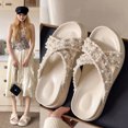 thumbnail image 4 of Sandalias Suela Gruesa Informales Sin Cordones para Mujer Cómodas Fiestas Y, 4 of 9