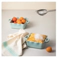 thumbnail image 4 of Ceramic 7" Square Ruffled Baker - Cook & Host Collection, Robin's Egg Blue | Oven & Dishwasher Safe Bakeware | Food Safe Glazing | Restaurant Quality Dinnerware, 4 of 4