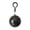 Black2, variant on CSStudio Portable Disposable Raincoat Ball Keychain, PE Waterproof Emergency Rain Poncho with Hook for Backpack, Compact Outdoor Rain Gear for Travel Camping Hiking, Single Unit