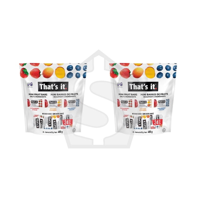 Thats It. Mini Barres de Fruits - Lot de 2