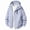 Light Blue, variant on Zefriona Men's Water-Resistant Hooded Softshell Windbreaker Jacket for Hiking Red M