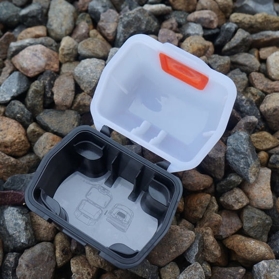LOLIPPYY White Multi Purpose Headlight Case Portable Storage Box for Hiking and Wilderness Activities