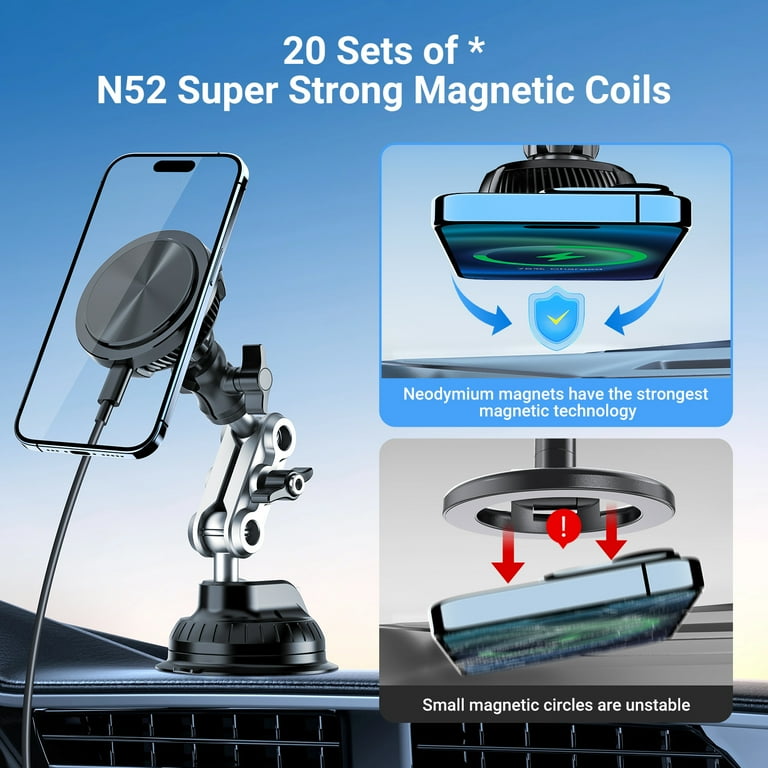 ESR For MagSafe Car Mount Charger, For Magsafe Car Charger, Dashboard