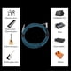 thumbnail image 4 of Cable de Guitarra Eléctrica en ángulo Recto Cable de Guitarra de 6,5 mm Conector de Ángulo Recto A Recto Cable de Conexión de Guitarra Trenzado de Nailon 3 Metro, 4 of 7