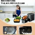 thumbnail image 5 of 2Pcs/1Pcs Air Fryer Silicone Liners for Ninja SL400 SL401 Stack XL Basket Reusable AirFryer Baking Tray Airfryer Accessories, 5 of 9