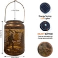 thumbnail image 5 of Solar Lanterns Outdoor Waterproof Hanging Solar Lights Big Foot Sasquatch Gifts for Men Women Metal Decorative LED Lanterns for Yard, Patio, Lawn, Pathway, Landscape, Garden Decor, 5 of 9