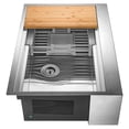 thumbnail image 4 of AKDY 33"x22"x9" Apron Farmhouse Handmade Stainless Steel Kitchen Sink, 4 of 6