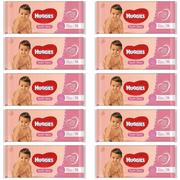 Huggies Baby Wipes Soft Skin with Lotion & Vitamin E, 56 wipes each.,10 packs 560 Bulk Count.