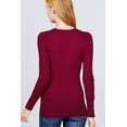 thumbnail image 4 of V-neck Sweater W/rivet Button, 4 of 5