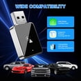 thumbnail image 3 of DIAMOOKY Mini Wireless CarPlay Adapter for iPhone & Android Auto, 2 in 1 Bluetooth Dongle Plug & Play with Fast Stable Connection, Converts Wired to Wireless Car Play Adapter, 3 of 10