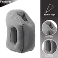 thumbnail image 3 of Almohada inflable para el cuello utilizada para aviones/coches/autobuses/trenes, 3 of 6