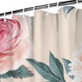 thumbnail image 4 of Waterproof Pioneer Shower Curtain 84x72 Inch Polyester Unique Colorful Floral Shower Curtain for Bathroom Hotel Home Decor with 12 Plastic Hooks, 4 of 5