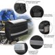 thumbnail image 5 of Bicycle handlebar bag waterproof bicycle front bag multifunctional riding front top tube storage bag, 5 of 5