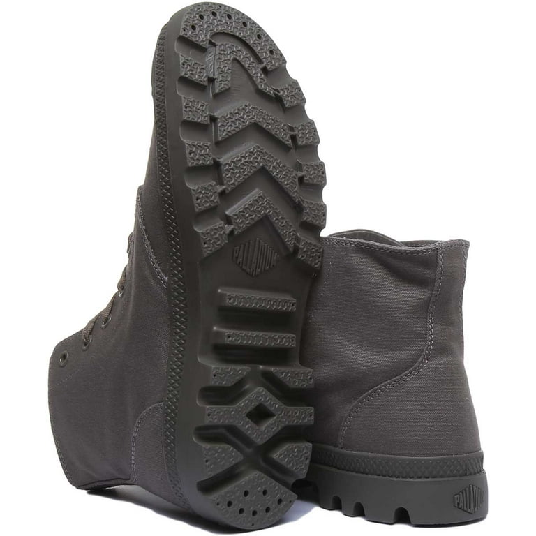 Palladium Pampa Hi Mono Unisex Hi-Top Trainers - Cotton Canvas Urban Sneakers With Rubber Sole